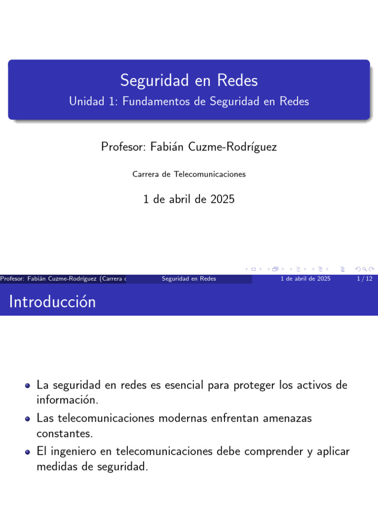 Fundamentos de Seguridad en Redes | PDF | Red de computadoras | Seguridad