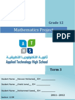 Mathematics Project: Grade 12