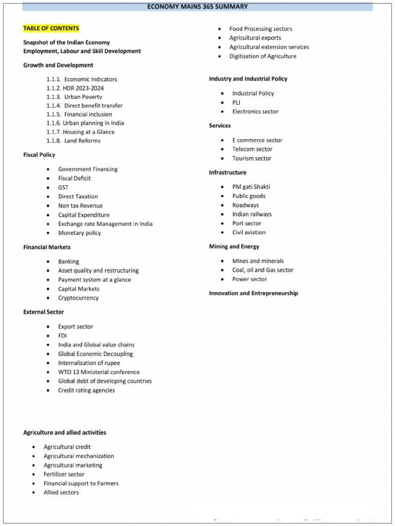 Eco 1 | PDF