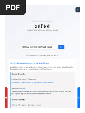 General Electric Showcase House - Multisearch Tag Explorer