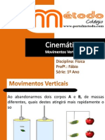 Cinemática - Movimentos Verticais
