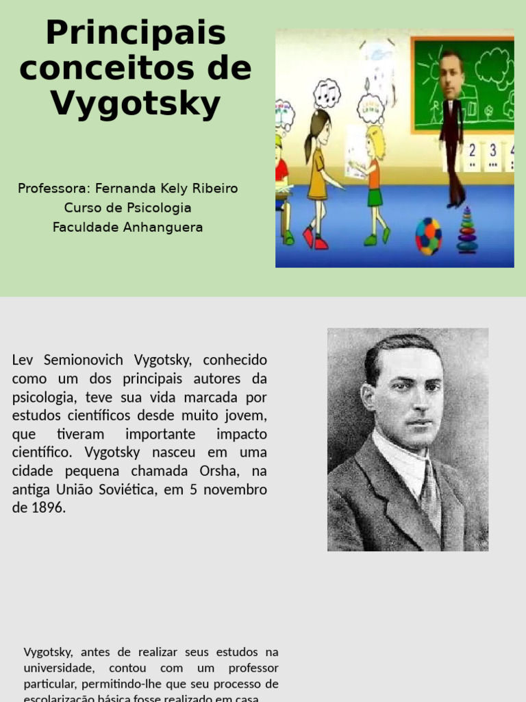 Conceitos Fundamentais de Vygotsky | PDF | Psicologia | Emoções