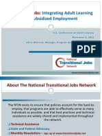 Transitional Jobs