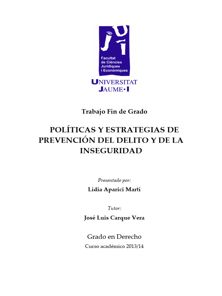 Estrategias de Prevención del Delito | PDF | Castigos | Criminología