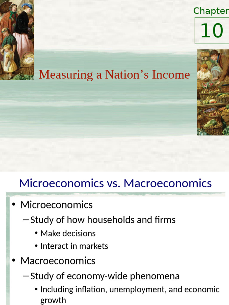Chapter 10 - Measuring A Nation's Income | PDF | Gross Domestic Product ...