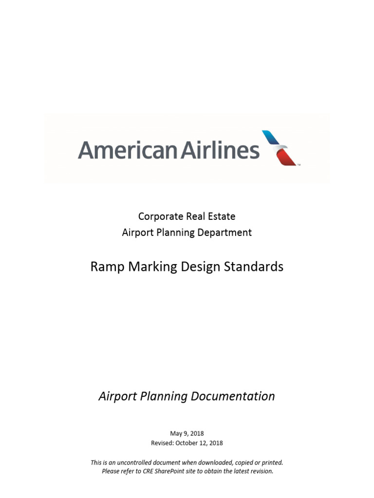 Ramp Marking Design Standards Guide | PDF | Paint | Road Surface