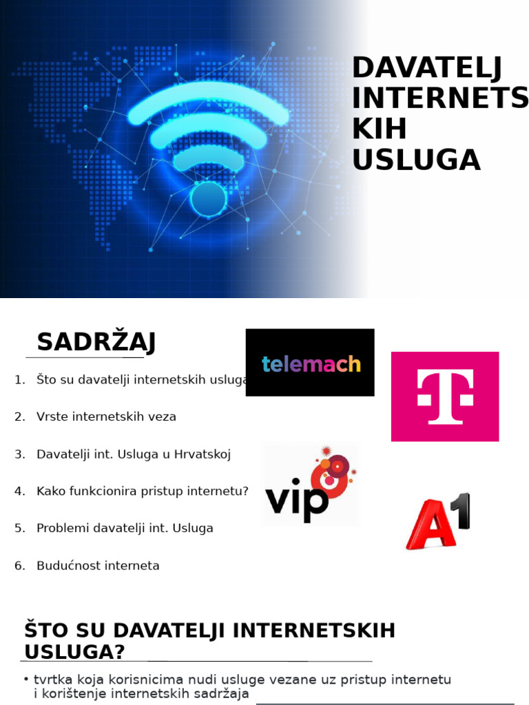 Davatelj Internetskih Usluga | PDF