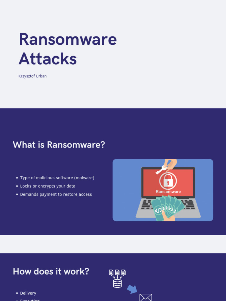 RansomwareAttacks | PDF | Ransomware | Malware