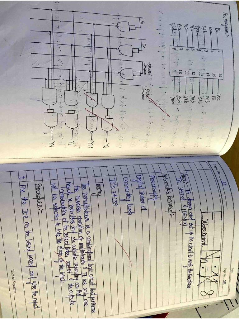 Digital Electronics Practical File | PDF