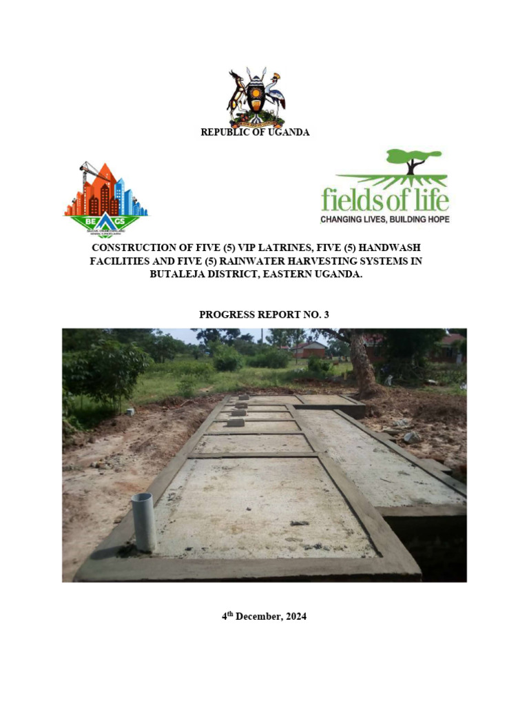 Butaleja District Latrine Project Update | PDF