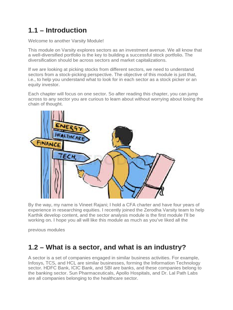 Sector Analysis for Stock Investors | PDF | Textiles | Retail