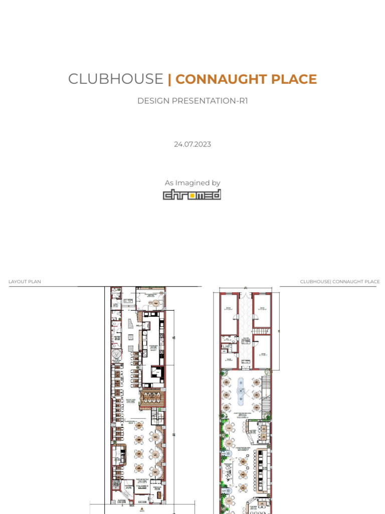 Clubhouse CP Design Presentation R1 24.07.2023 | PDF | Architectural ...
