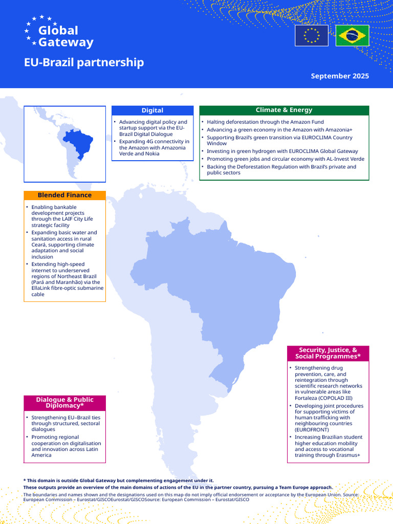 Picture of EU Brazil Partnership | PDF | Brazil | Amazon Rainforest