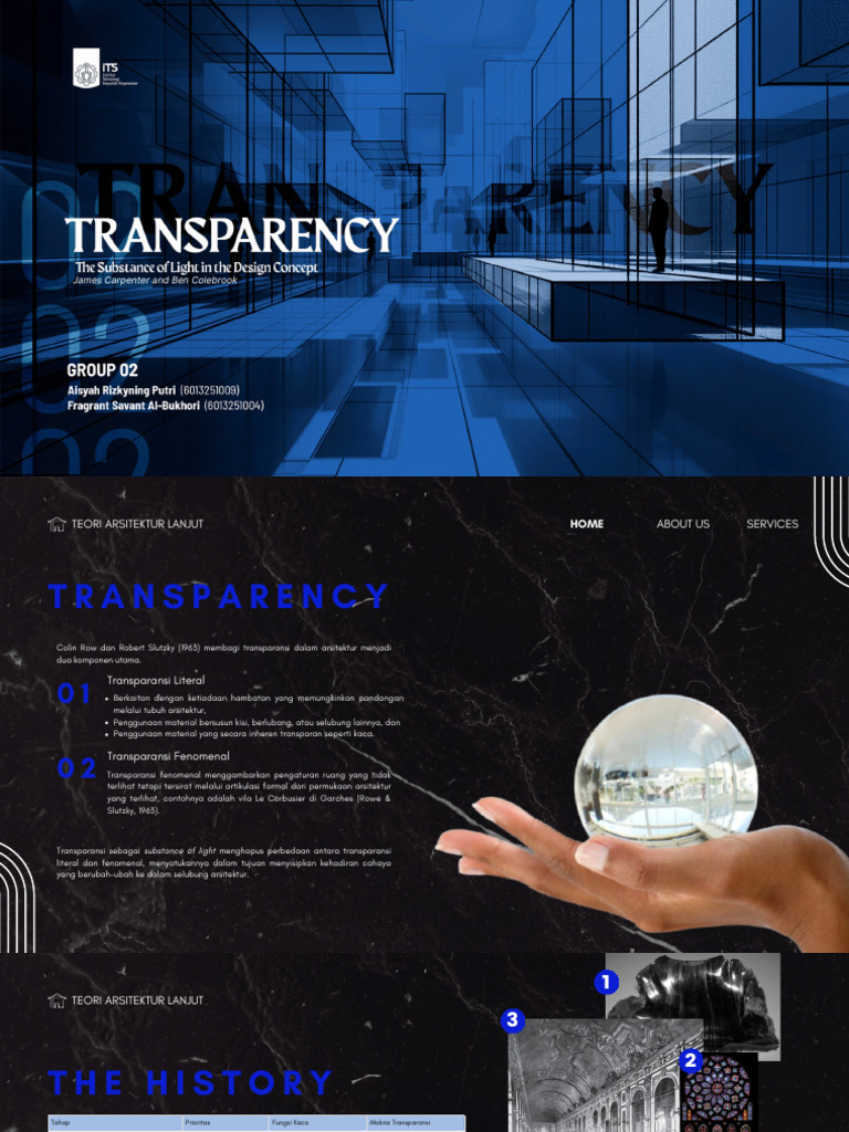 Transparency The Substance of Light in The Design Concept James ...