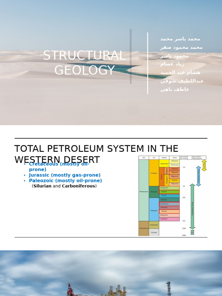Structural Geology Present. | PDF