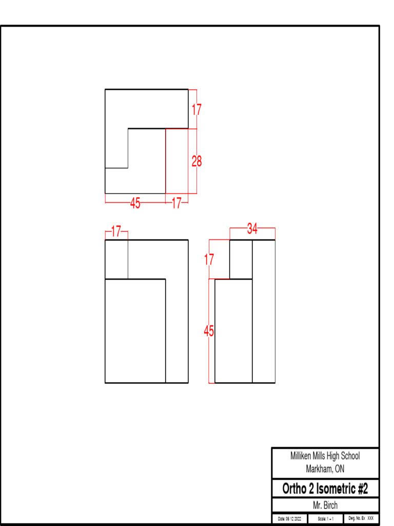 Milliken Mills High School Ortho 2 Isometric | PDF