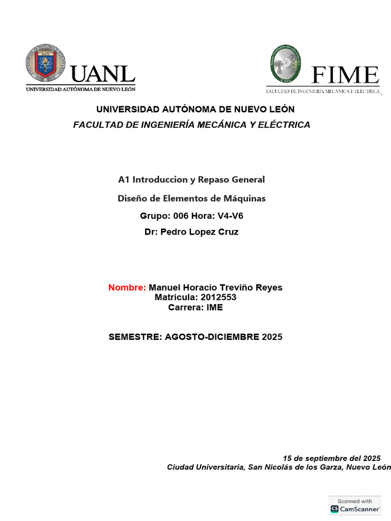 A1 Introducción y Repaso General | PDF