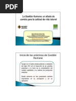 Gestiòn Humana en CVL