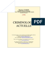 Maurice Cusson - Criminologie Actuelle