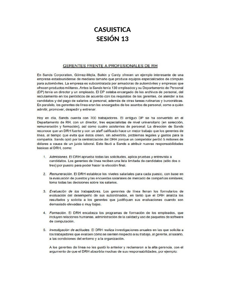 Casuistica | PDF