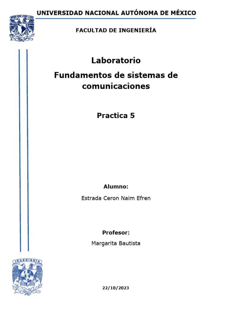 Reporte Practica 5 FSC | PDF