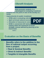 Social Cost Benefit Analysis