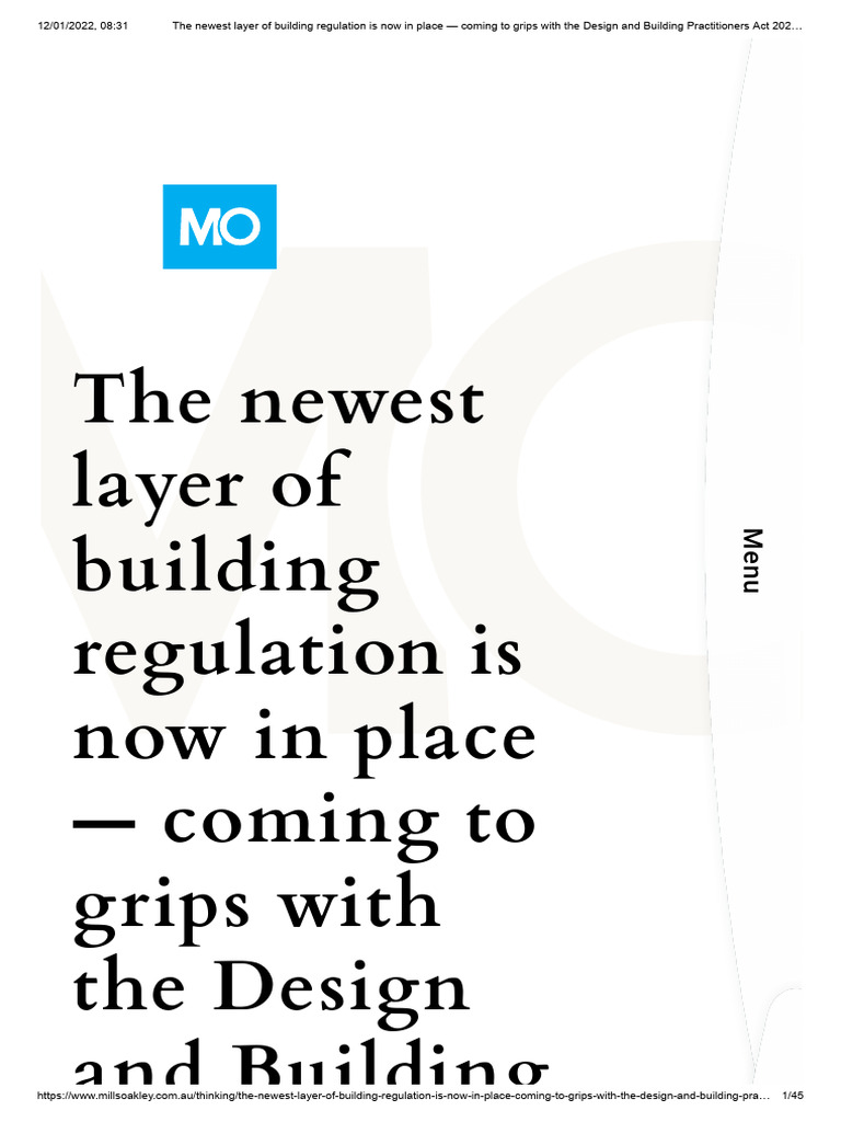The Newest Layer of Building Regulation is Now in Place — Coming to ...