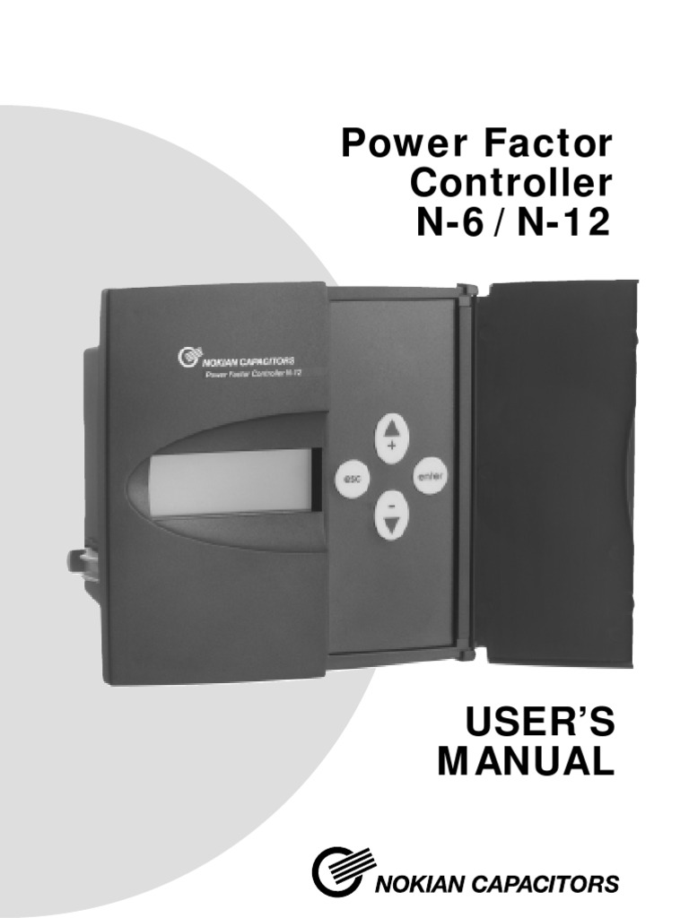 Power Factor Controller N6 / N12 PDF Switch Capacitor