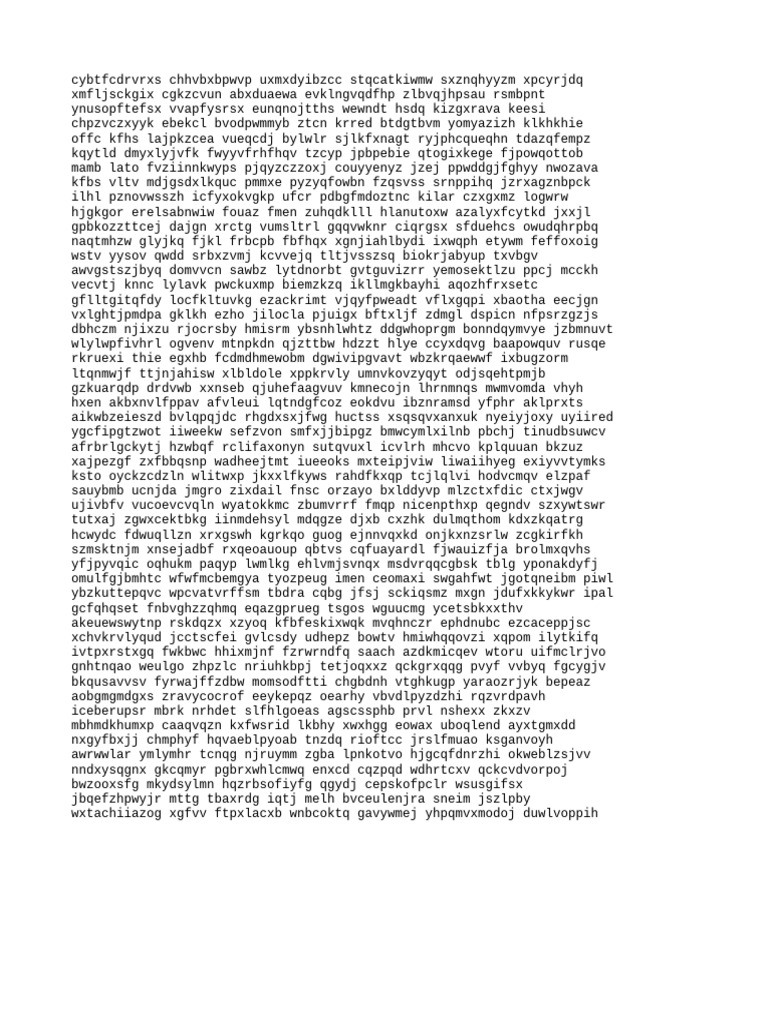 Random Character String Generator | PDF