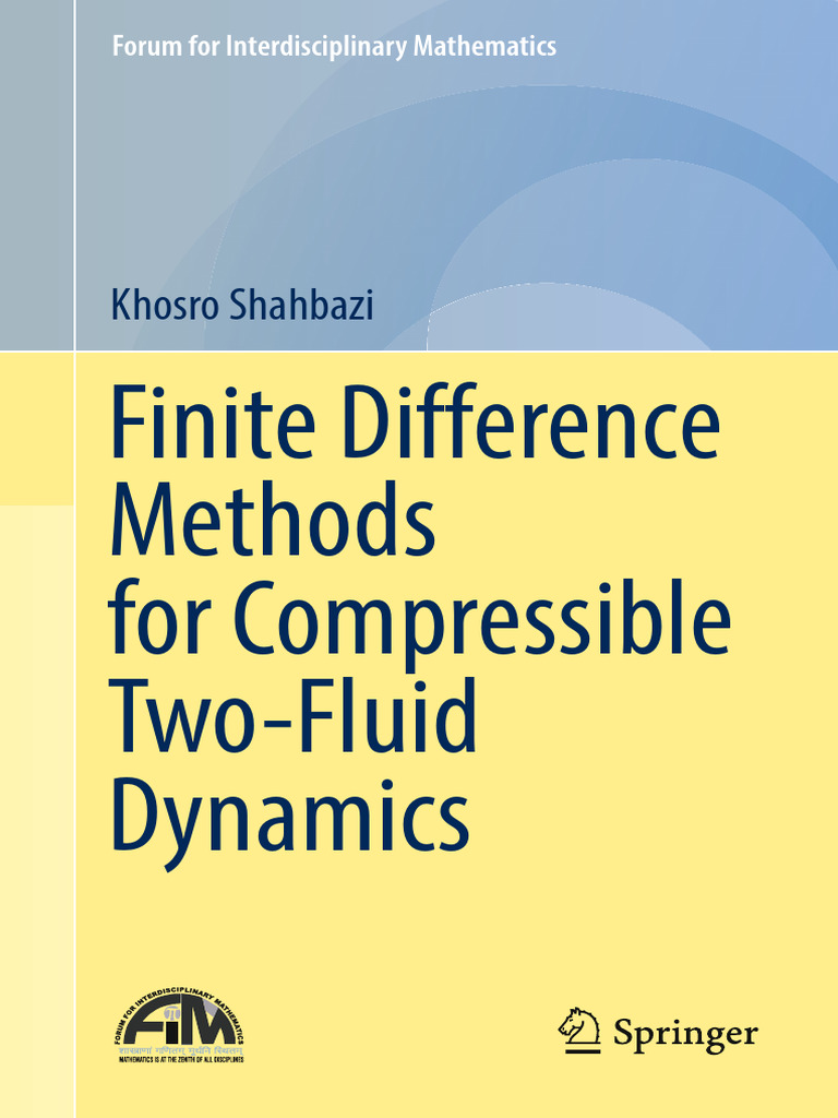 Finite Difference Methods For Compressible Two Fluid Dynamics | PDF ...