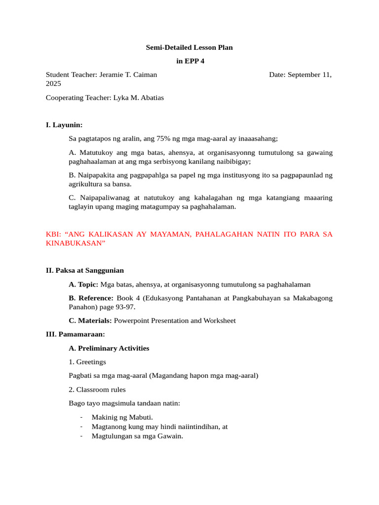 LP in EPP 4 - 063750 | PDF
