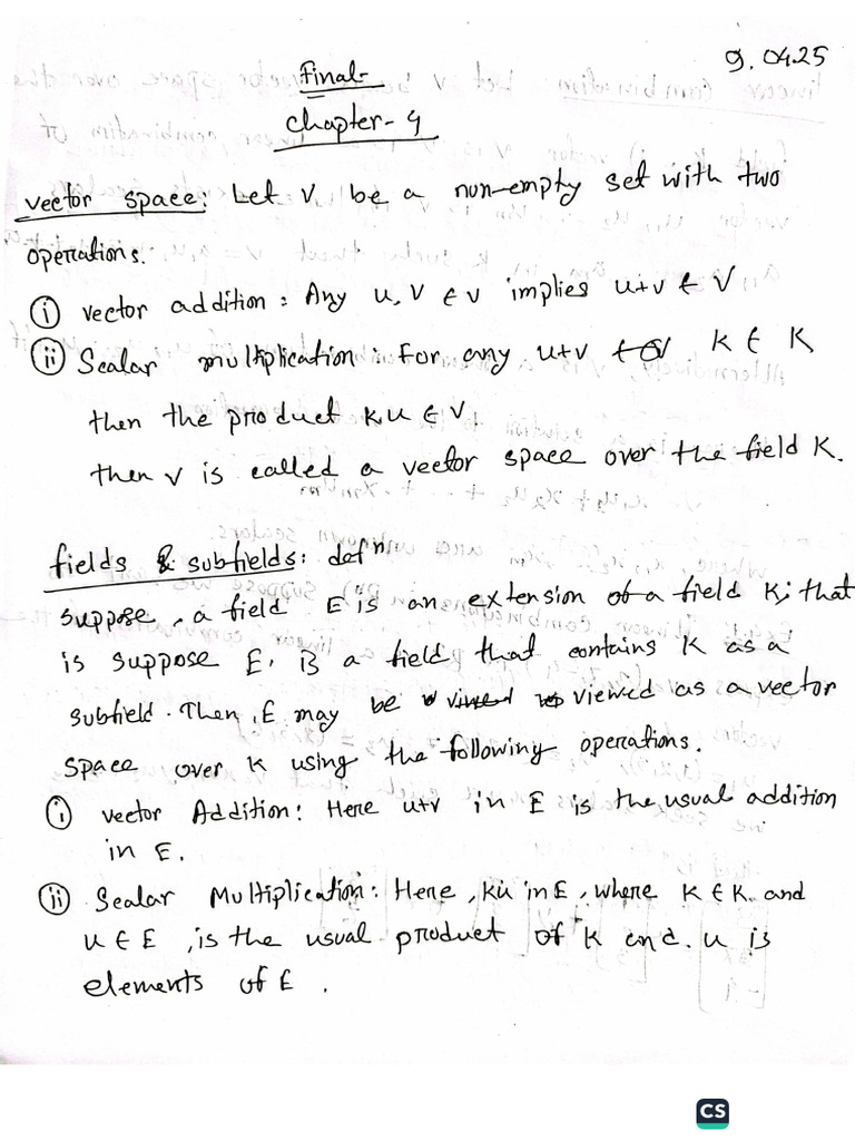 Linear Full Note | PDF