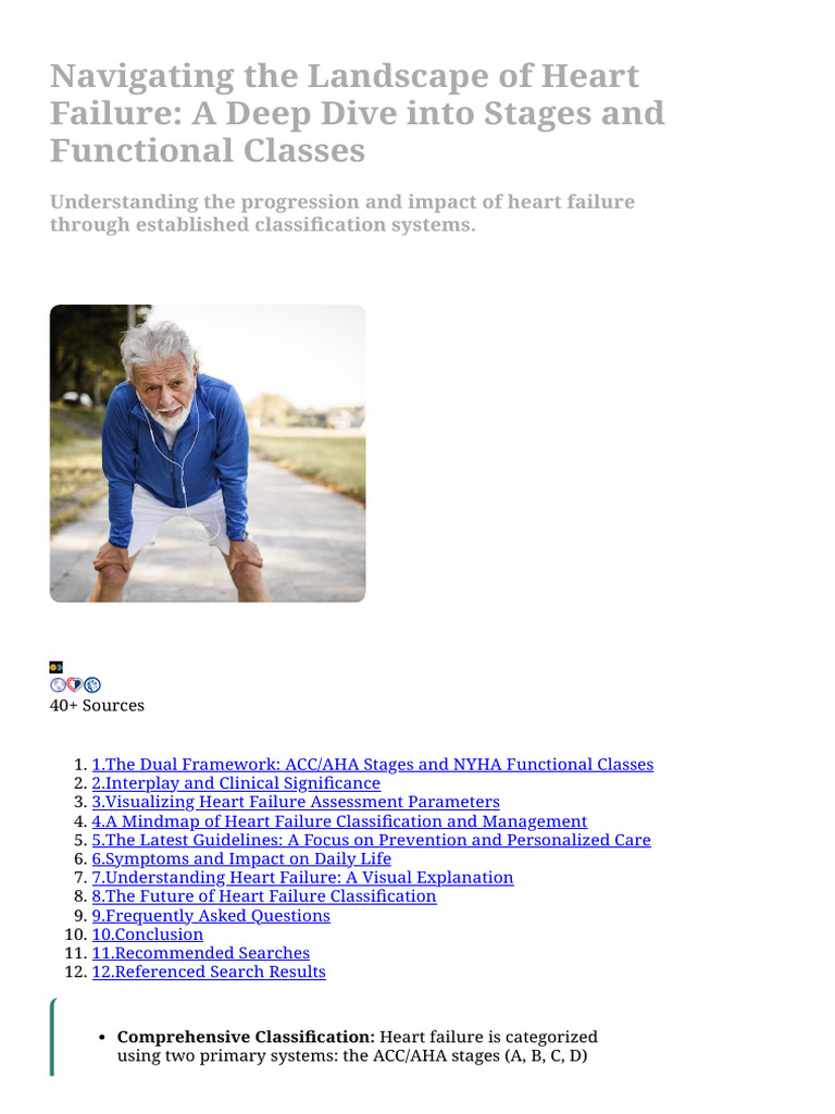 Heart Failure Classification Explained | PDF | Heart Failure | Coronary ...