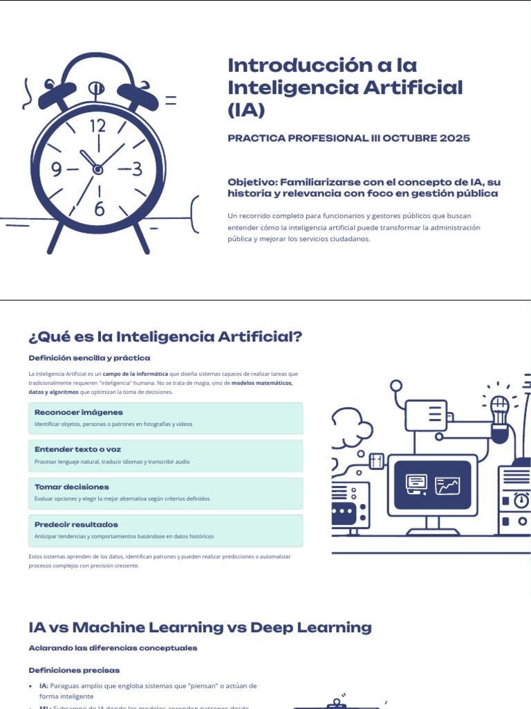 Introducción a la Inteligencia Artificial en Gestión Pública | PDF ...