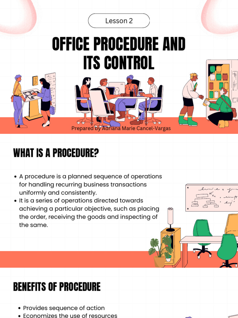 Lesson 2 Office Procedure and Its Control | PDF