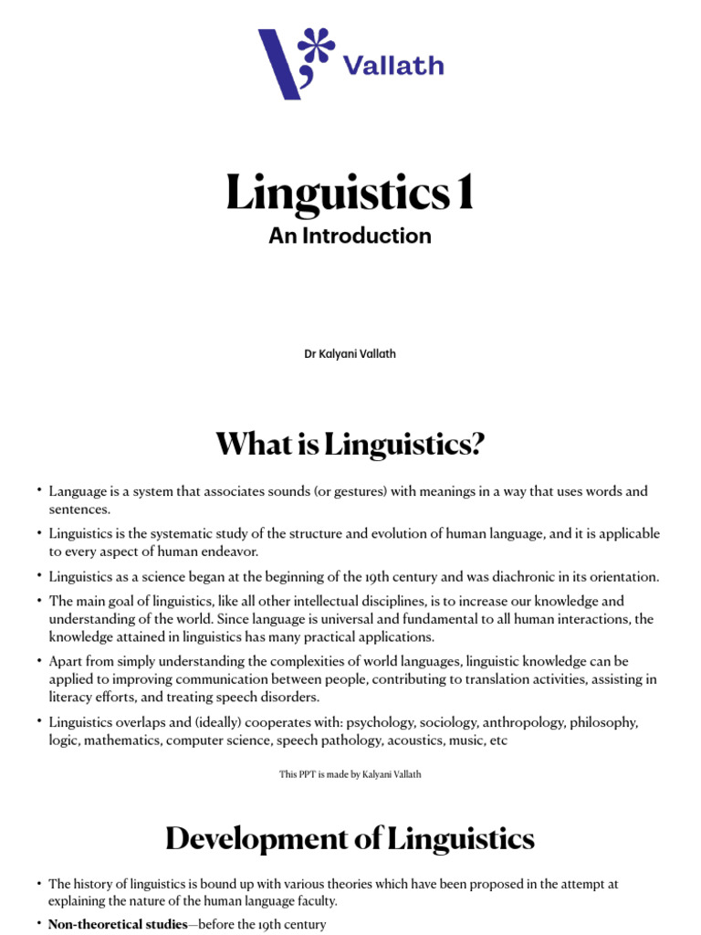 Linguistics-1 | PDF | Linguistics | Jargon