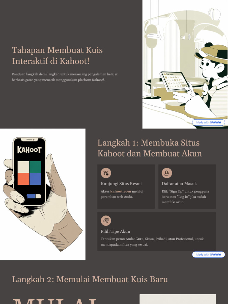 Cara Membuat Kuis Interaktif di Kahoot! | PDF