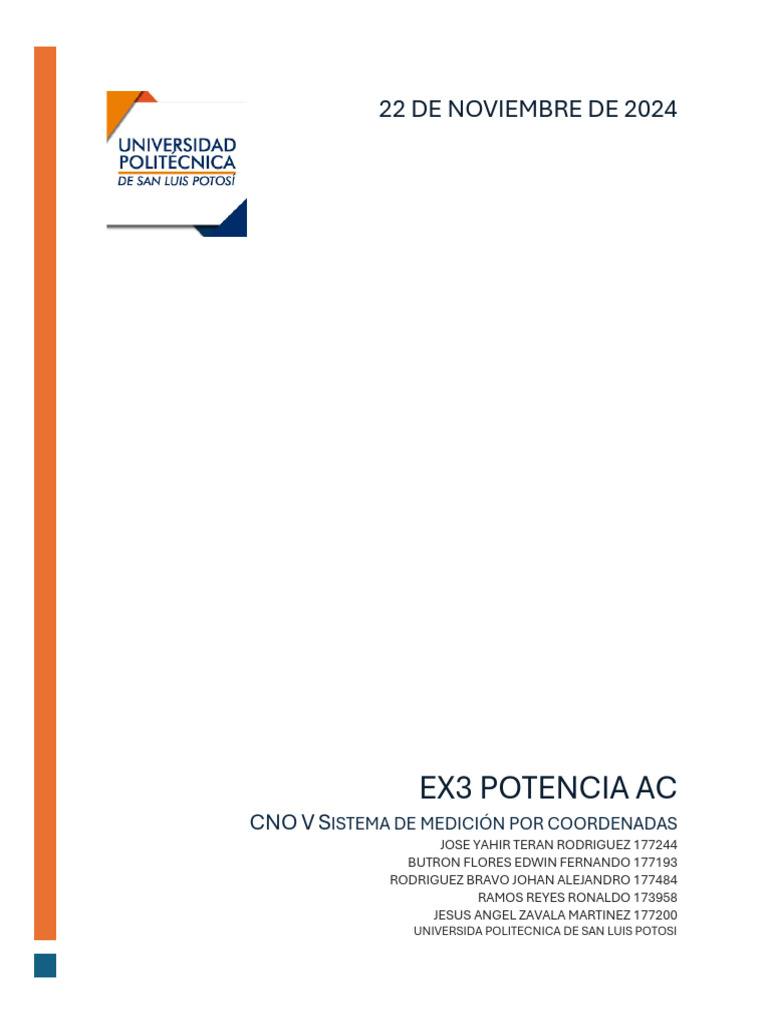 Ex3 Potencia Ac Opción 1 | PDF | Energia electrica | Resistor