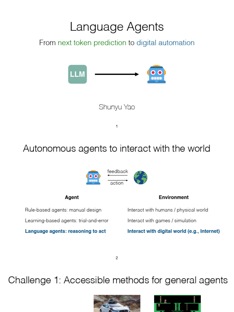 Language Agents for Digital Automation | PDF | Deep Learning | Computing