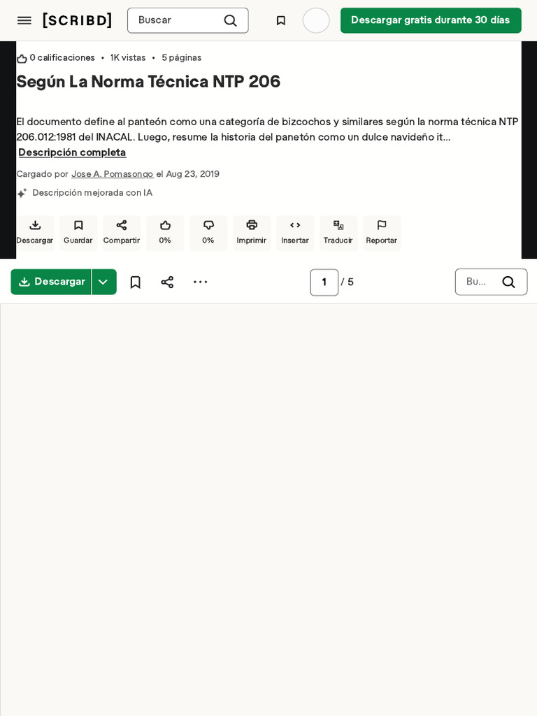 Según La Norma Técnica NTP 206 - PDF - Alimentos - Navidad ...