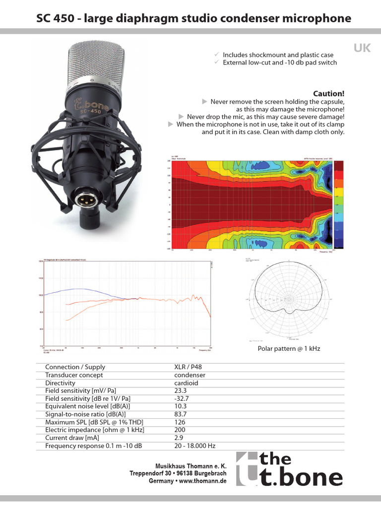 t.bone SC450 _2 | PDF