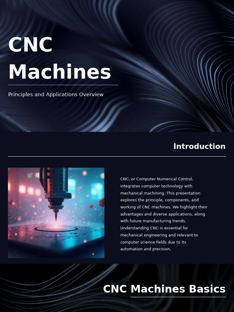 CNC Machines: Principles & Applications | PDF | Machines | Automation