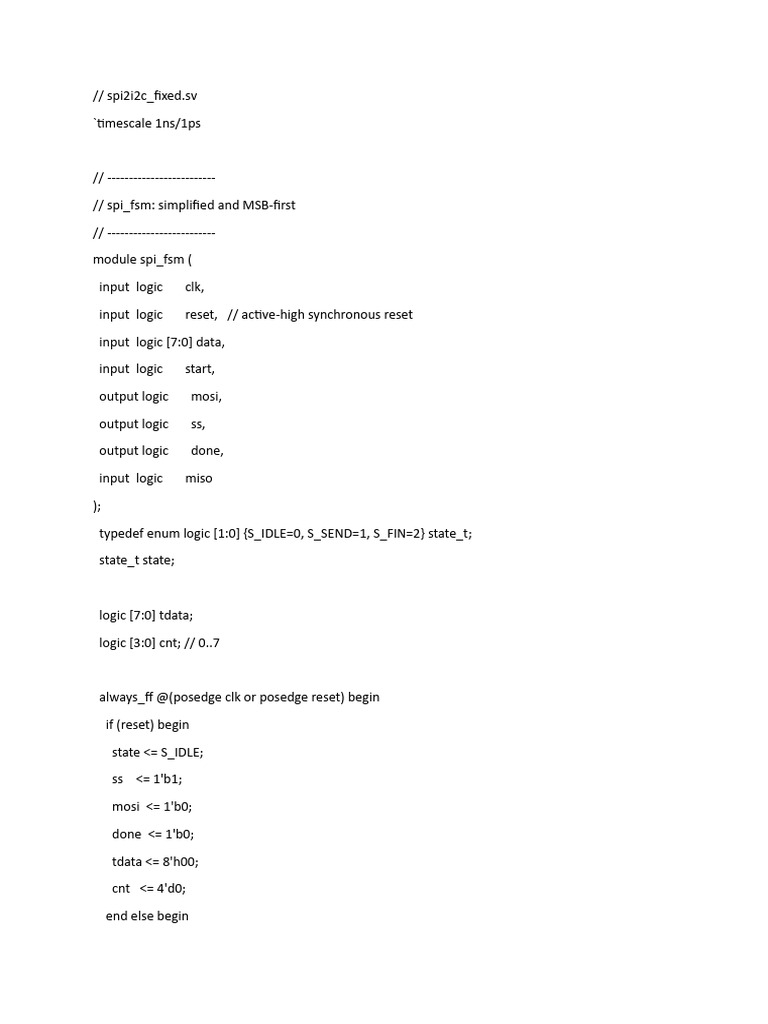 SPI to I2C Converter Module | PDF | Physical Layer Protocols | Computer ...