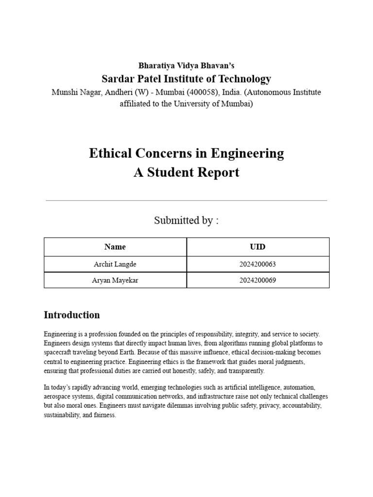 Ethical Issues in Modern Engineering | PDF | Artificial Intelligence ...