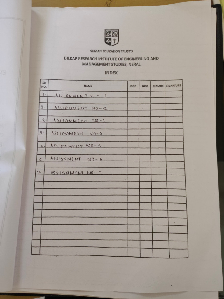 PCE Assignment 1-7 | PDF