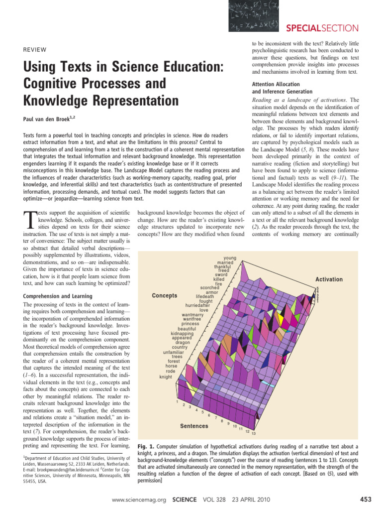 Optimizing Science Learning with Texts | PDF | Reading Comprehension ...