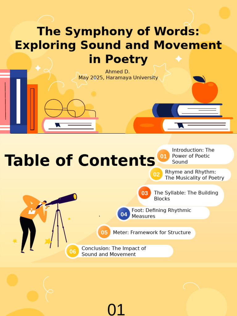 Sound and Movement in Poetry Analysis | PDF | Metre (Poetry) | Poetry