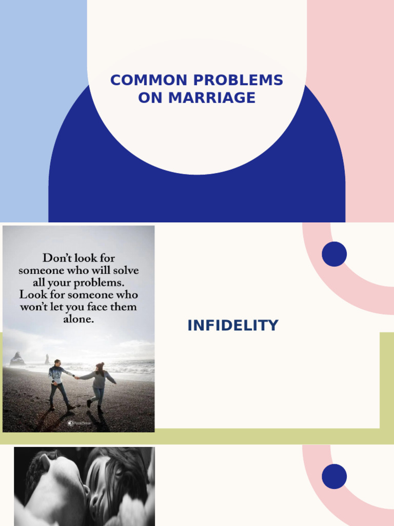 Common Marriage Problems and Solutions | PDF | Intimate Relationships ...