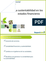 La Sustentabilidad en Los Estados Financieros