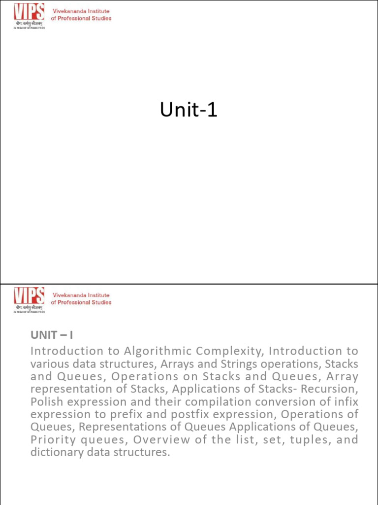 Data Structures and Algorithms Overview | PDF | Data Structure | Data Type